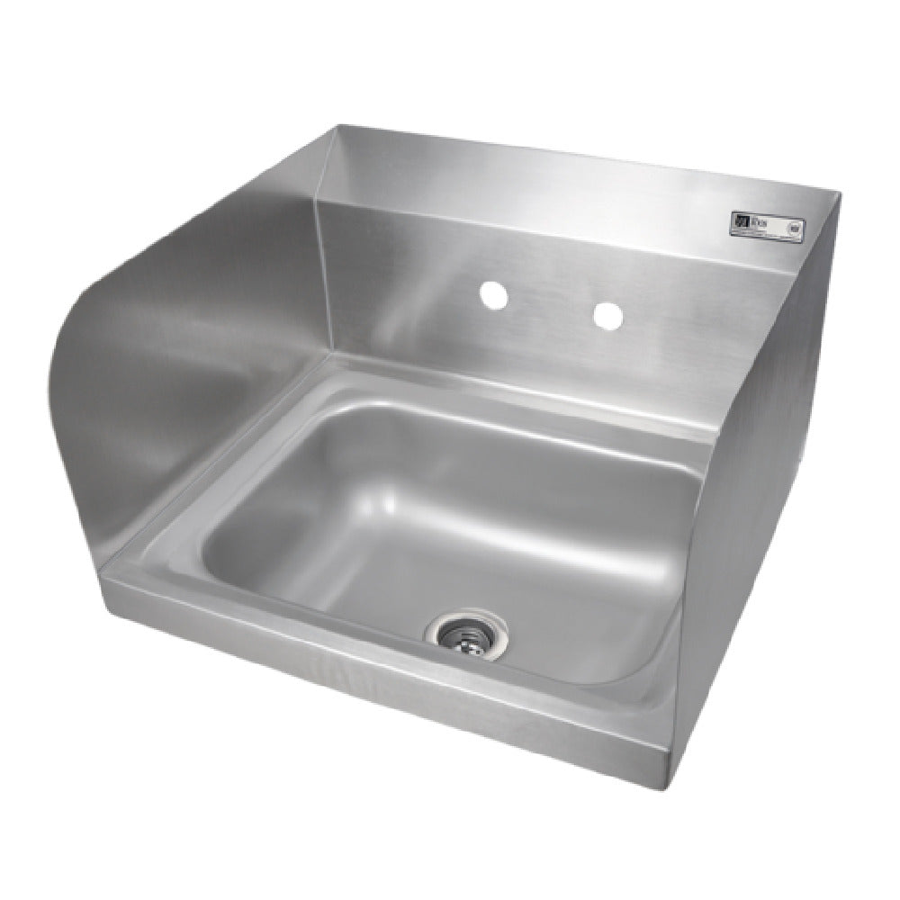 John Boos PBHS-W-1410-8OC-SSLR Pro-Bowl Hand Sink Wall Mount 14"W X 10" Front-to-back X 5" Deep Bowl