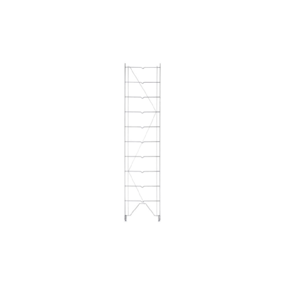 Metro 1252C Regular Erecta® Shelving Upright 12"W X 53-1/2"H Shelf Grooves Lock Into Upright At 5" Increments