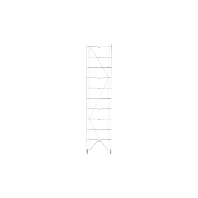 Metro 1252C Regular Erecta® Shelving Upright 12"W X 53-1/2"H Shelf Grooves Lock Into Upright At 5" Increments