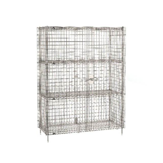 Metro SEC56S-2SE - Super Erecta® Security Unit, Stationary, Stainless Steel Finish