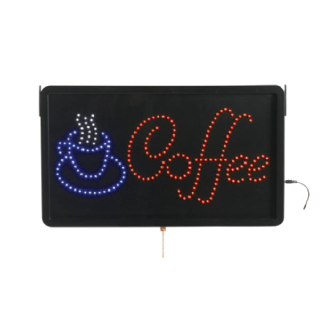 Aarco COF03L LED Sign 22"W X 13"H "Coffee"