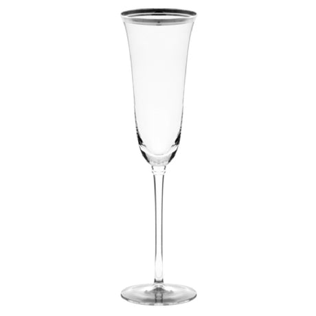 10 Strawberry St WINSR-FLUTE-SLV - Optic Flute, 5-1/2 Oz., Dishwasher Safe