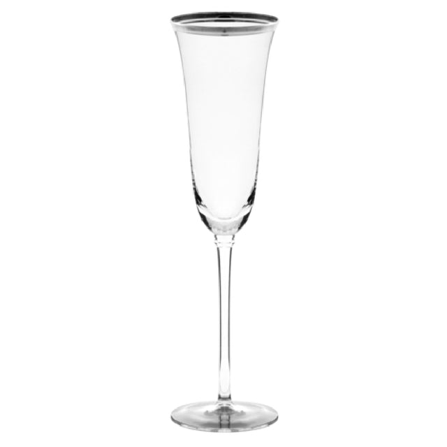 10 Strawberry St WINSR-FLUTE-SLV - Optic Flute, 5-1/2 Oz., Dishwasher Safe