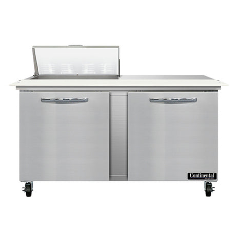 Continental Refrigerator SW60N8C Sandwich Unit 60"W 17.0 Cu Ft Capacity