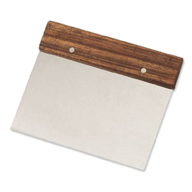 Alegacy Foodservice Products 182DS Dough Scraper 4" X 6" Hardwood Handle