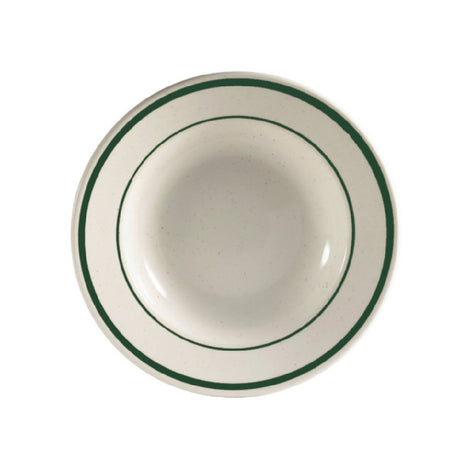 CAC China CES-3 Emerald Soup Plate 10 Oz. 9" Dia. X 2"H