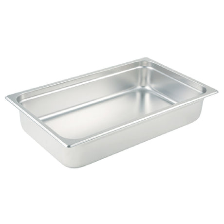 Winco SPJP-104 Steam Table Pan Full Size 20-3/4" X 12-3/4" X 4" Deep