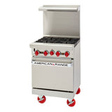 American Range ARGF-12G-2B-SB_NAT - Green Flame Range, Gas, 24"