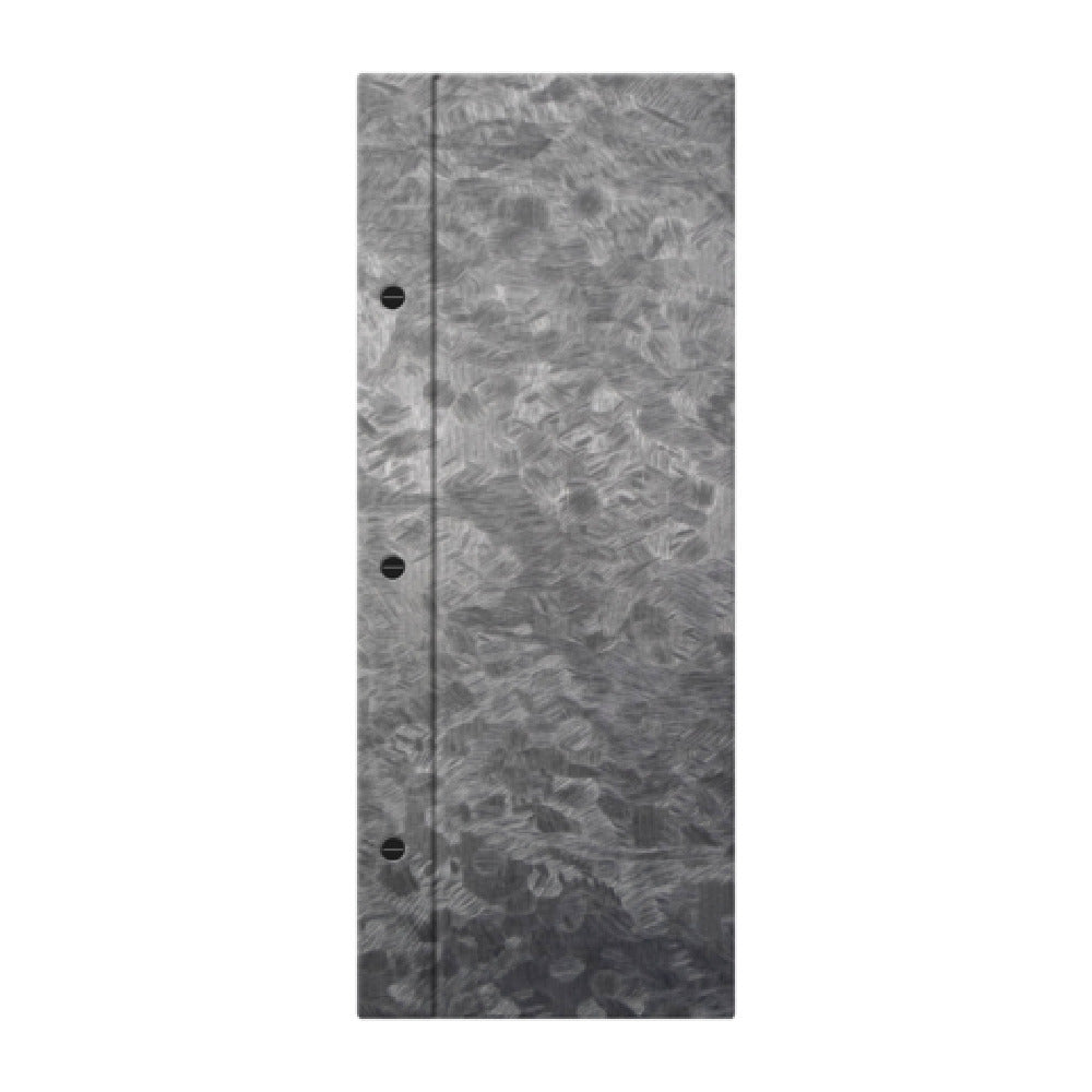 Risch CMBFF-MET 4.25X14 Brushed Metallic Faux-leather Chicago Menu Board (specify Color)