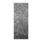 Risch CMBFF-MET 4.25X14 Brushed Metallic Faux-leather Chicago Menu Board (specify Color)