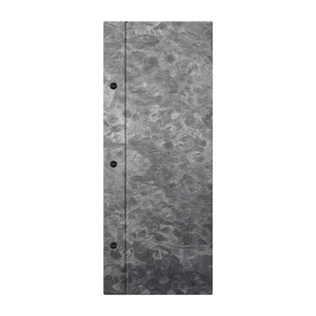 Risch CMBFF-MET 4.25X14 Brushed Metallic Faux-leather Chicago Menu Board (specify Color)