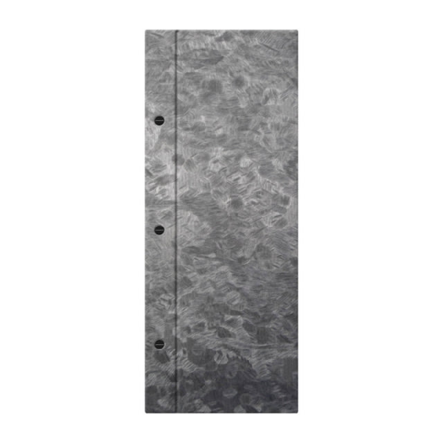 Risch CMBFF-MET 4.25X14 Brushed Metallic Faux-leather Chicago Menu Board (specify Color)