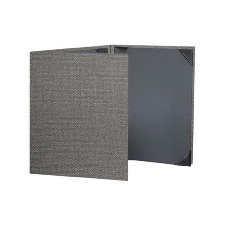 Risch MILAN-3V 8.5X11 Milan Hardback Simulated Woven Vinyl Menu Cover (specify Color)