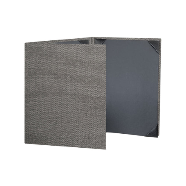Risch MILAN-3V 8.5X11 Milan Hardback Simulated Woven Vinyl Menu Cover (specify Color)