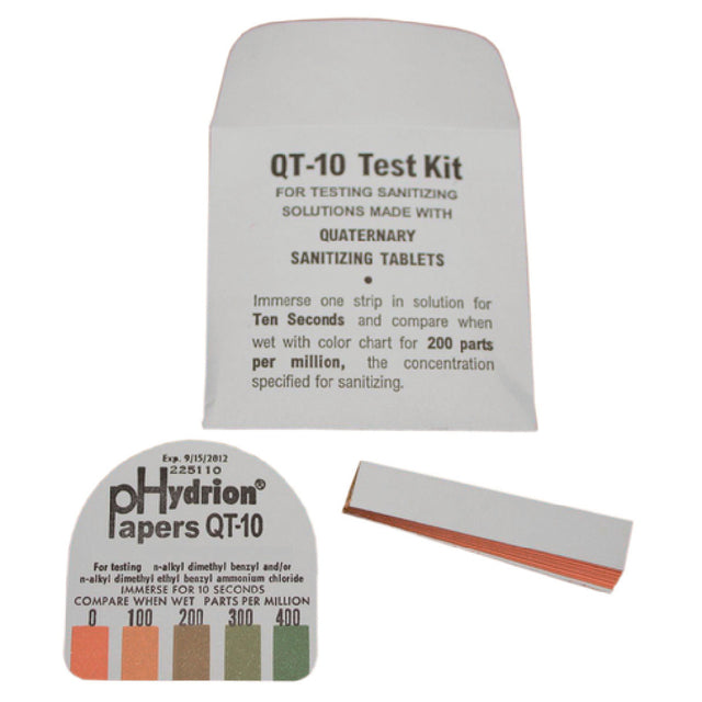 Spill-Stop 1176-0 Steramine™ Quaternary Solution Test Kits For Testing Solutions Made With Quaternary Sanitizing Tablets