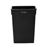 Alpine Industries ALP477-BLK Trash Can 23 Gallon (87 Liter) 20"W X 11"D X 30"H