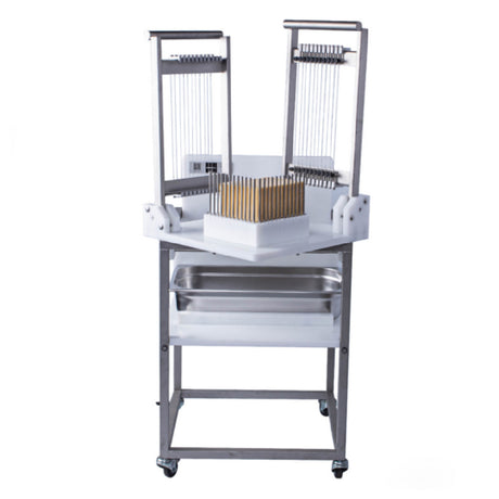 BOSKA Professional Cheese Equipment 512034 Boska Cheese Blocker Pro+ 12 Mm Incl. Pivot Table 17.32''W X 17.32''D X 35.43''H