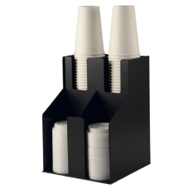 CAC China ACO2-2A Cup/Lid Organizer (2) Tier (2) Stack Accommodates Cups/lids Up To 4" Dia.