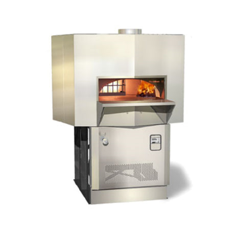 Wood Stone WS-MS-5-RFG-W Mt. Adams Stone Hearth Oven Radiant Gas Flame In Dome With Option To Burn Wood