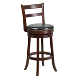 Flash Furniture TA-16029-CA-GG Swivel Bar Stool 30"H Seat Transitional Style