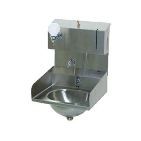 Eagle HSA-10-FDPE-LRS Hand Sink Wall Mount 13-1/2" Wide X 9-3/4" Front-to-back X 6-3/4" Deep Bowl