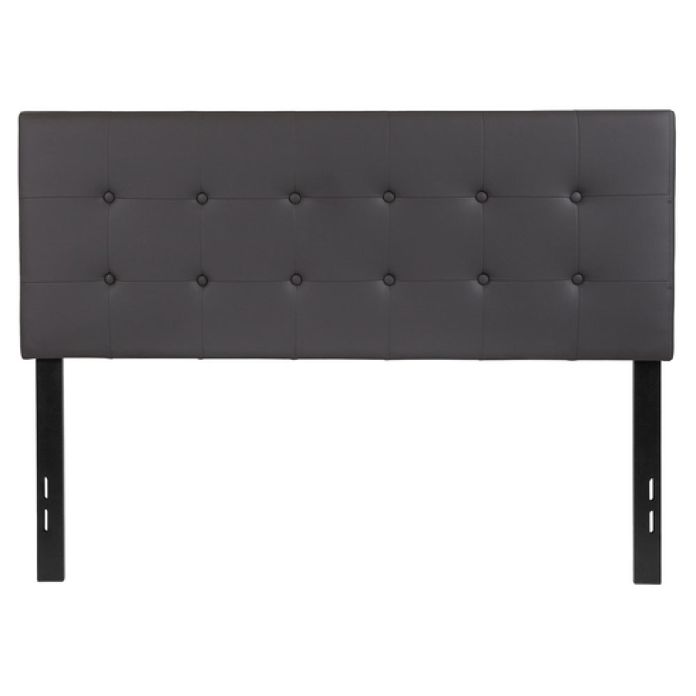 Flash Furniture HG-HB1705-F-GY-GG Lennox Headboard Full Size Contemporary Style