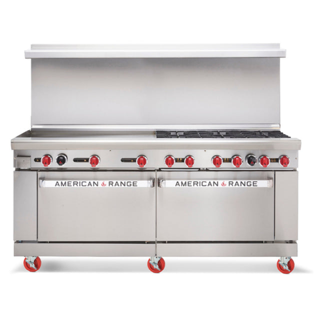 American Range AR-12-SU - Heavy Duty Restaurant Range, Gas, 72"