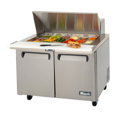 Migali Industries C-SP48-18BT-HC Competitor Series® Refrigerated Counter/Big Top Sandwich Prep Table