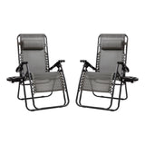 Flash Furniture 2-GM-103122SS-GR-GG Folding Chair 250 Lb. Weight Capacity 25-1/2"W X 60-1/2"D X 43"H