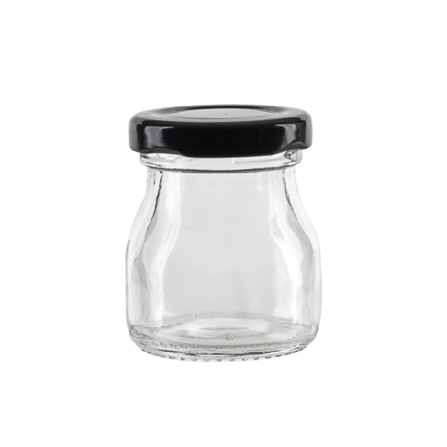 PacknWood 294VYOG52 - Smooth Pudding Jar, 1.6oz., 1.88"W X 1.77"D X 2.28"H