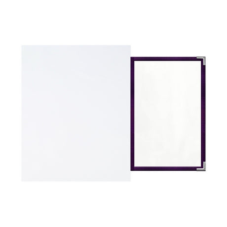 Risch SEWNAAP 5.5X8.5/8.5X11-NYLON Sewn Nylon Add-A-Page (specify Color) 5-1/2" X 8-1/2" Insert For 8-1/2" X 11" Menu