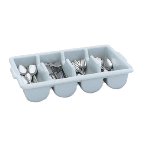 Vollrath 52651 Cutlery Dispenser/Box GRAY Plastic With 4 Rounded Compartments