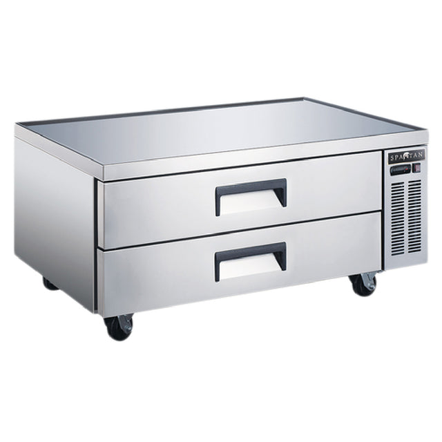 Spartan SCB-52 Refrigerated Chef Base 52"W Side Mounted Self-contained Refrigeration