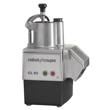 Robot Coupe CL50E Commercial Food Processor Includes: Vegetable Prep Attachment With Kidney Shaped & Cylindrical Hopper (no Bowl)