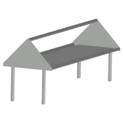 SPG DTO-15 - Universal Stainless Double Rack Shelf, Per Linear Foot