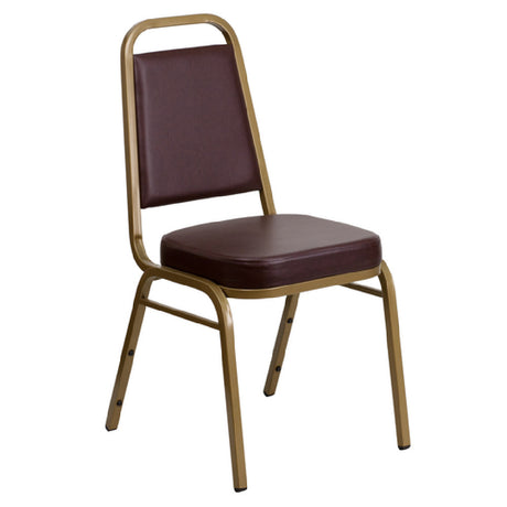 Flash Furniture FD-BHF-1-ALLGOLD-BN-GG Hercules Series Stacking Banquet Chair 500 Lb. Weight Capacity