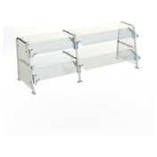Duke TS462DD-74 Contemporary Food Shield 73-1/2"W X 20"D X 26-1/8"H Adjustable From Full-service To Self-service Guard
