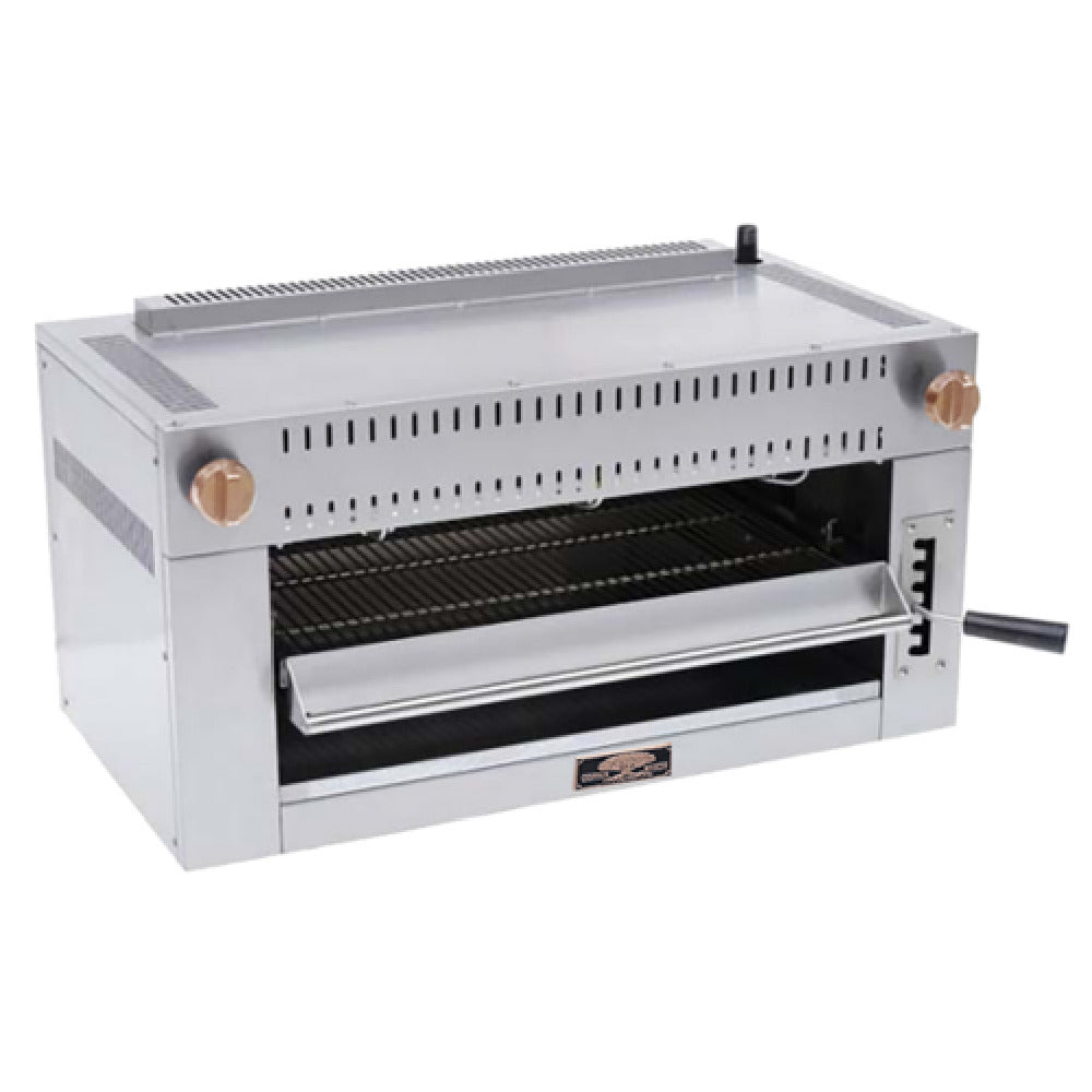 Copper Beech CBSM-36-NG Salamander Broiler Natural Gas 36"W X 16-1/2"D X 19"H Overall Size