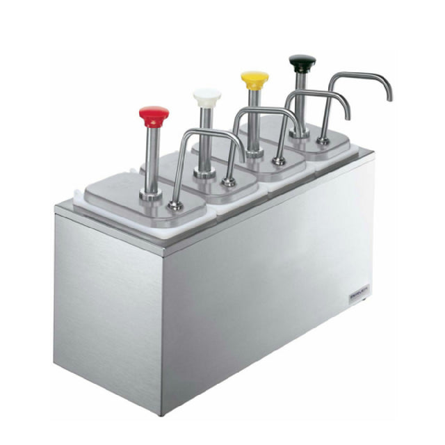 Server Products 83700 SB-4 COLD STATION (4) JARS & PUMPS Insulated Base