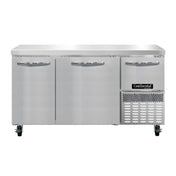 Continental Refrigerator RA60SN Refrigerated Base Shallow Depth Worktop Unit 60"W