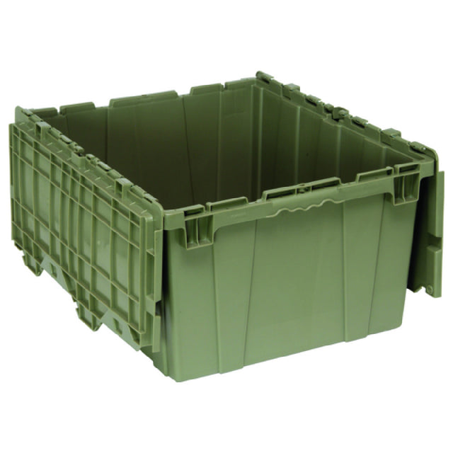 Quantum QDC2420-12 Distribution Bin Heavy Duty Attached Top Container 19-3/8"W X 23-7/8"L X 12-1/2"H Overall Size