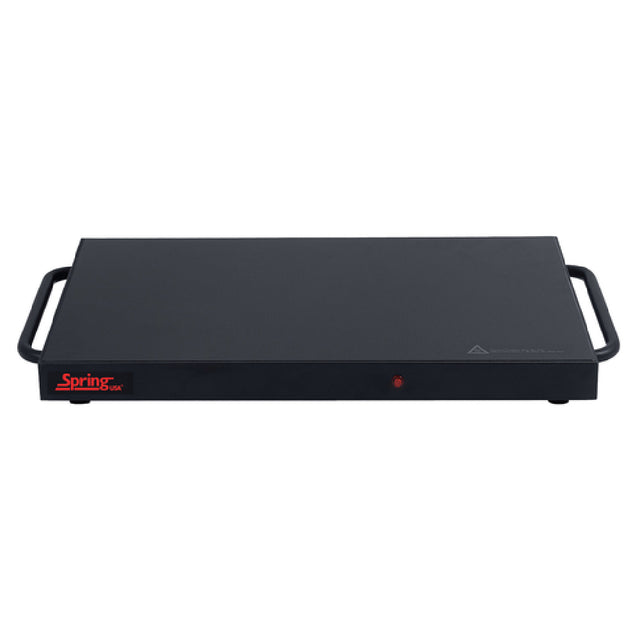 Spring USA ST-1220-T Stealth Warming Tray 24"W X 13-3/4"D X 1-3/4" Tall Tempered Glass Surface