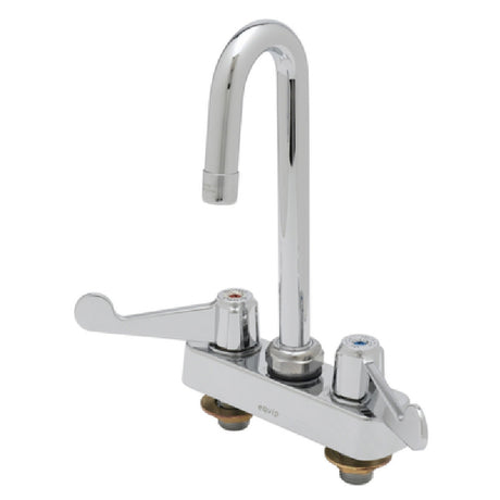 T&S Brass 5F-4CWX05 Equip Workboard Faucet 4" C/c Deck Mount