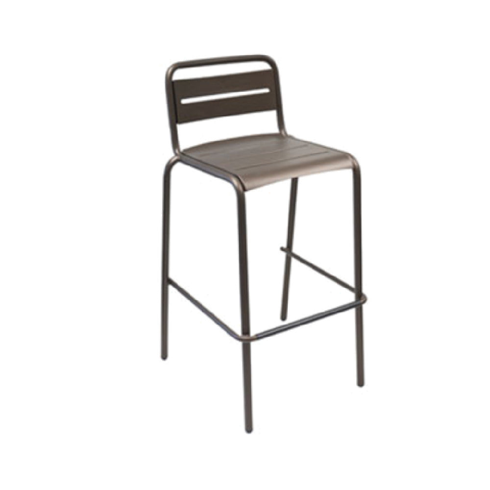 Emuamericas Llc E164N-41 Star Stacking Barstool Outdoor/indoor Steel Ladder Back