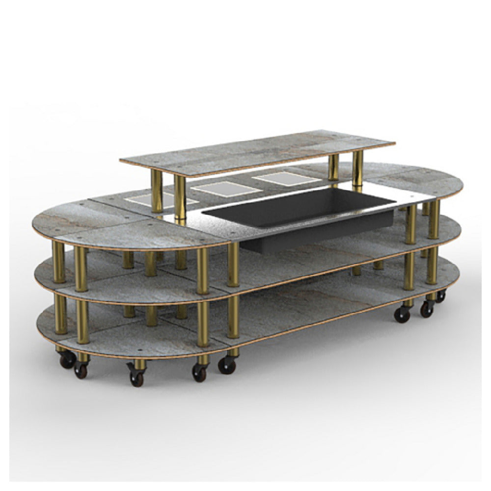 Steelite MGCMLD19GBXW Market Stand Mixed Materials (minimum = Case Quantity 1 Per Case) (repack Item)