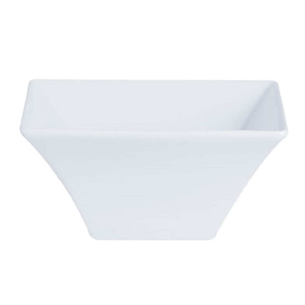 Arc Cardinal FF198 Arcoroc Square Up Bowl 4.5 Oz (L:3.75'' X W:3.75'') High Alumina Porcelain