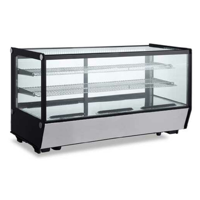 Omcan 47424 (47424) Refrigerated Floor Showcase 60" (252L) 8.89 Cu. Ft. Capacity