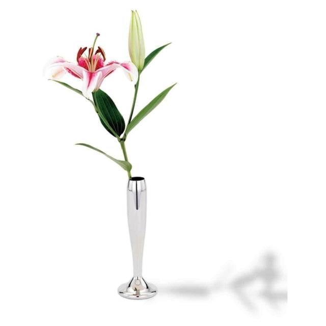 Steelite WLOU325 Bud Vase 7.4" H 18/10 Stainless Steel With Mirror Finish