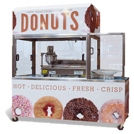 Belshaw INSIDER-MARK-V Insider Clean-Air Cabinet & Frying System With Donut Robot® Mark V Fryer & Roto-Cooler