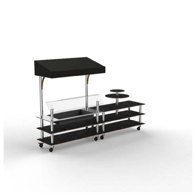 Steelite MGCMLE04MSBW Display Station Mixed Materials (minimum = Case Quantity 1 Per Case) (repack Item)